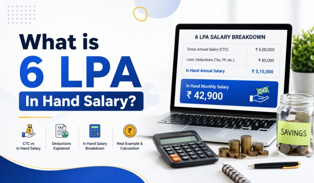 What is 6 LPA In Hand Salary