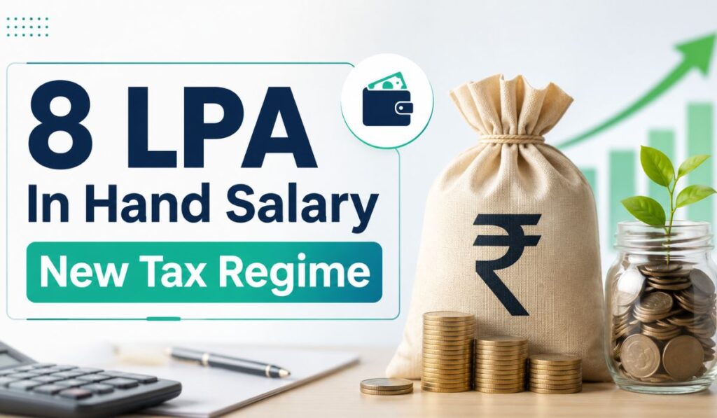 8 LPA In Hand Salary New Tax Regime