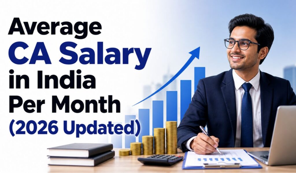 Average CA Salary in India Per Month (2026 Updated)