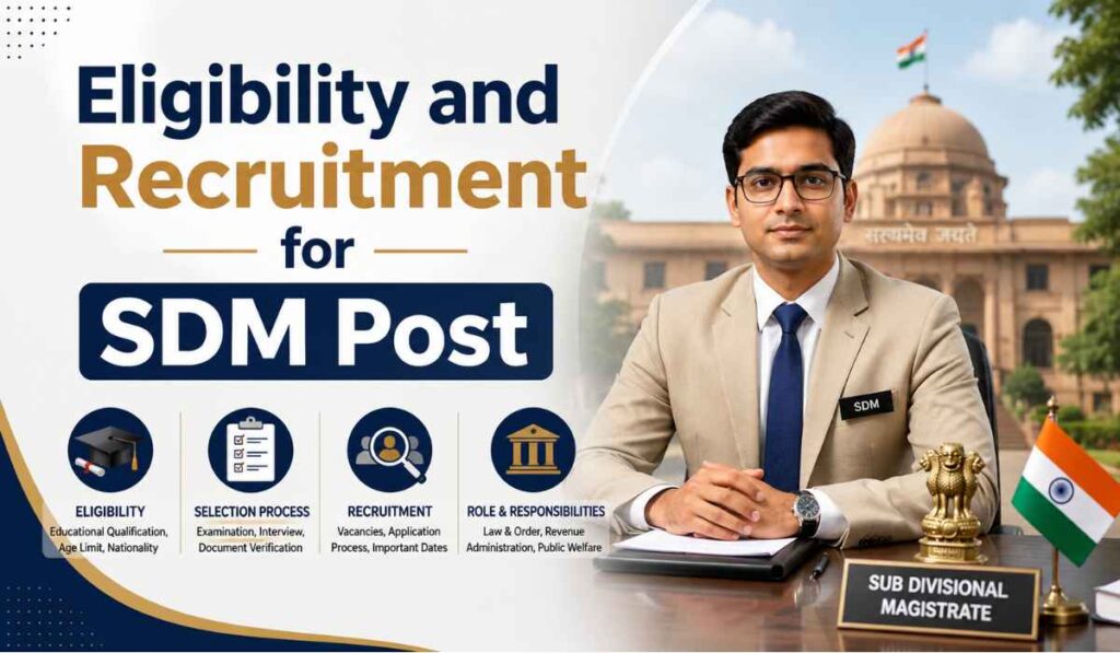 Eligibility and Recruitment for SDM Post