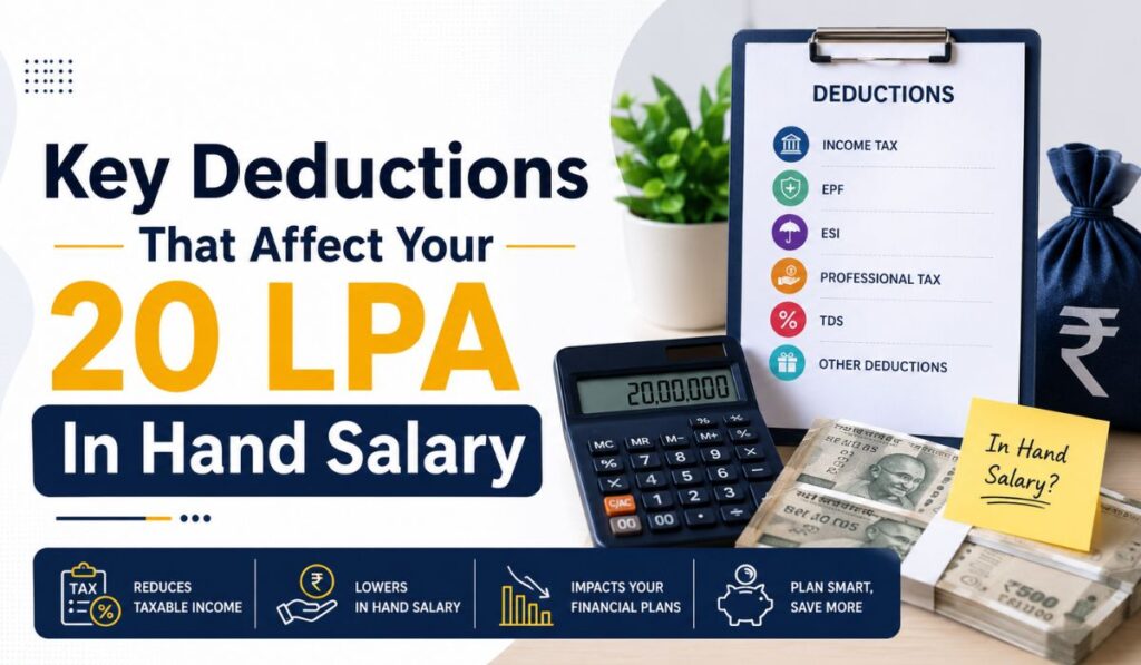 Key Deductions That Affect Your 20 LPA In Hand Salary