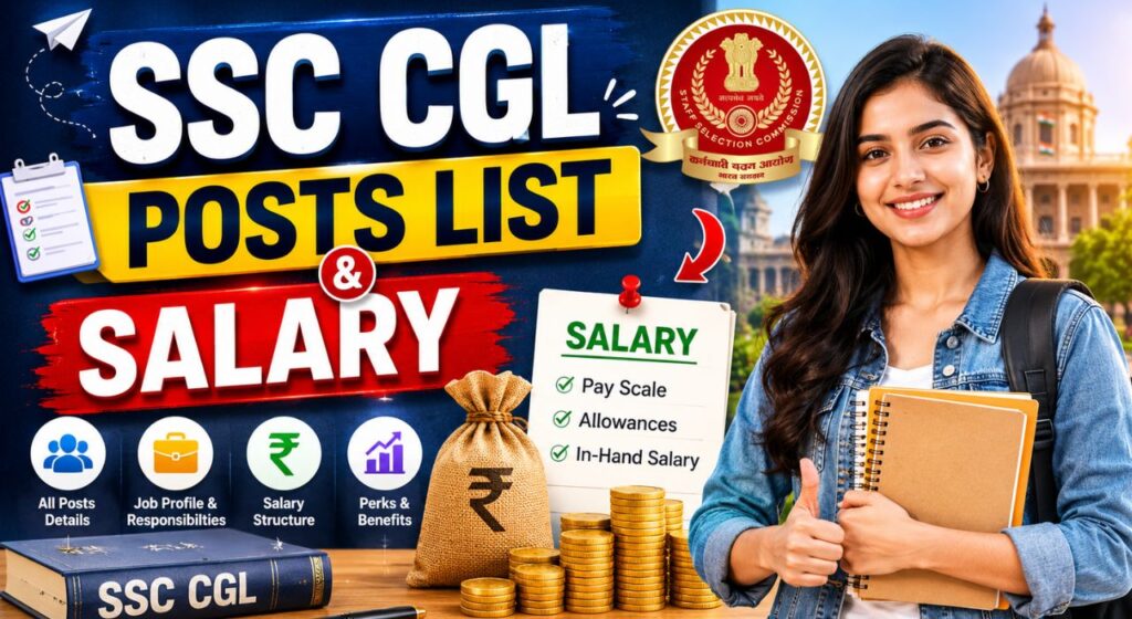 SSC CGL Posts List and Salary