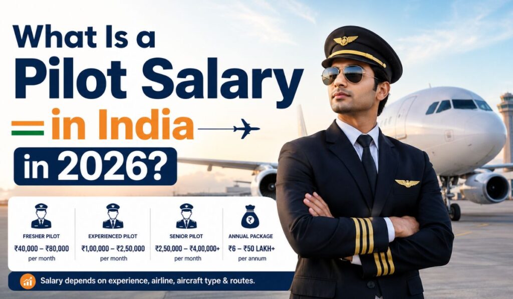 What Is a Pilot Salary in India in 2026