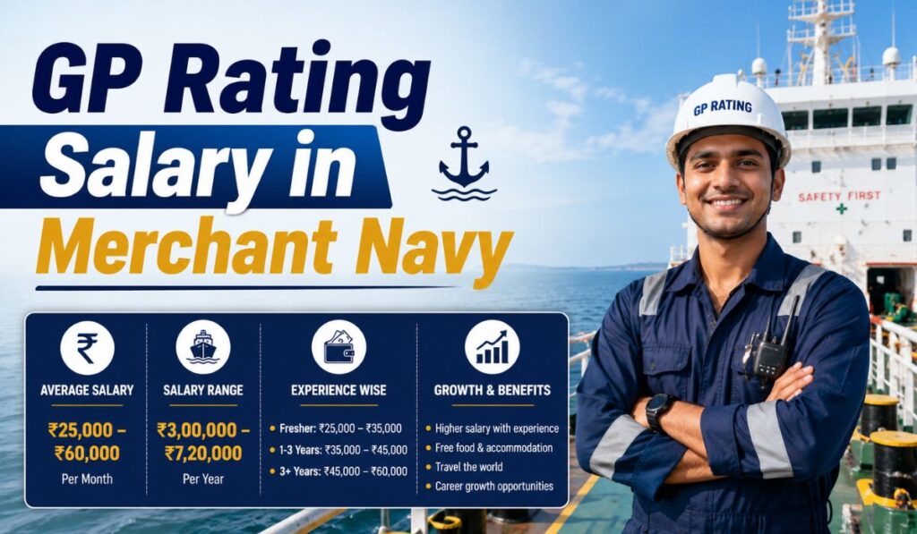GP Rating Salary in Merchant Navy