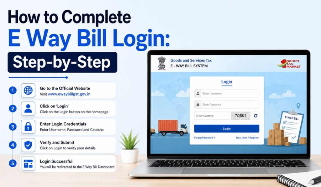 How to Complete E Way Bill Login Step-by-Step
