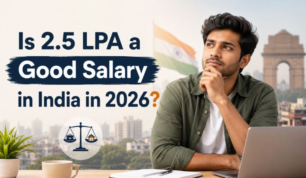 Is 2.5 LPA a Good Salary in India