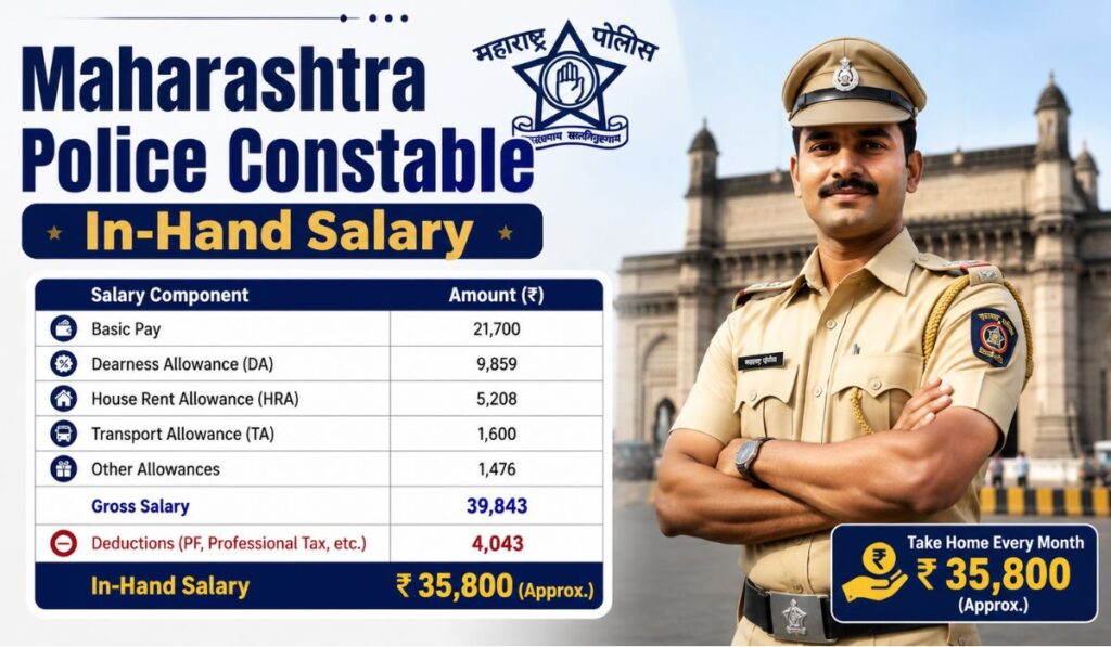 Maharashtra Police Constable In-Hand Salary