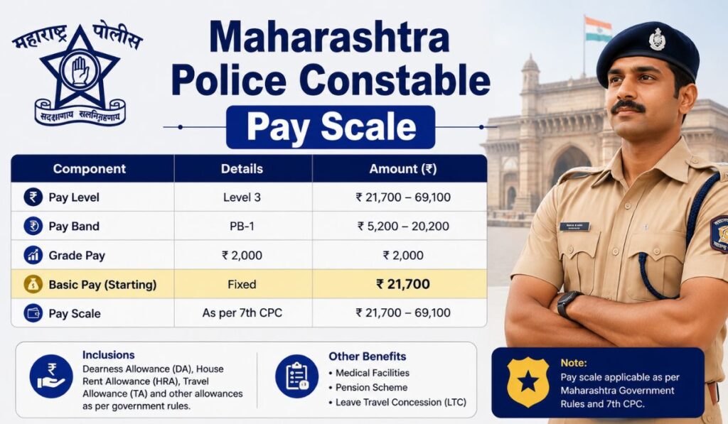 Maharashtra Police Constable Pay Scale