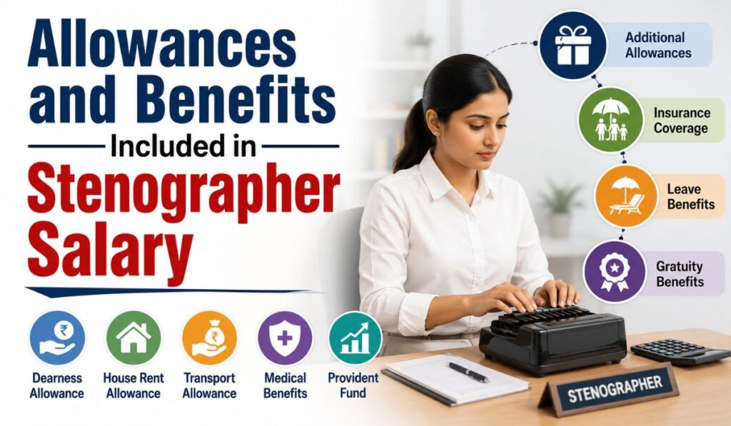 Allowances and Benefits Included in Stenographer Salary