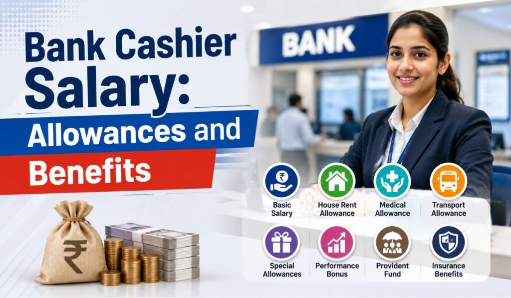 Bank Cashier Salary Allowances and Benefits
