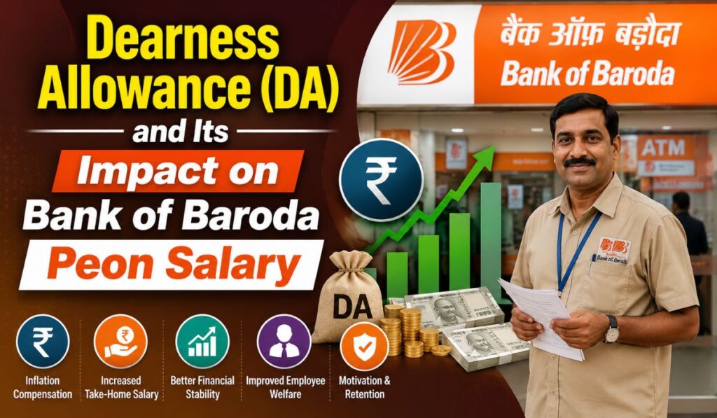 Dearness Allowance (DA) and Its Impact on Bank of Baroda Peon Salary