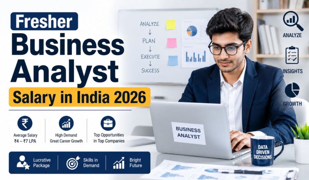 Fresher Business Analyst Salary in India 2026