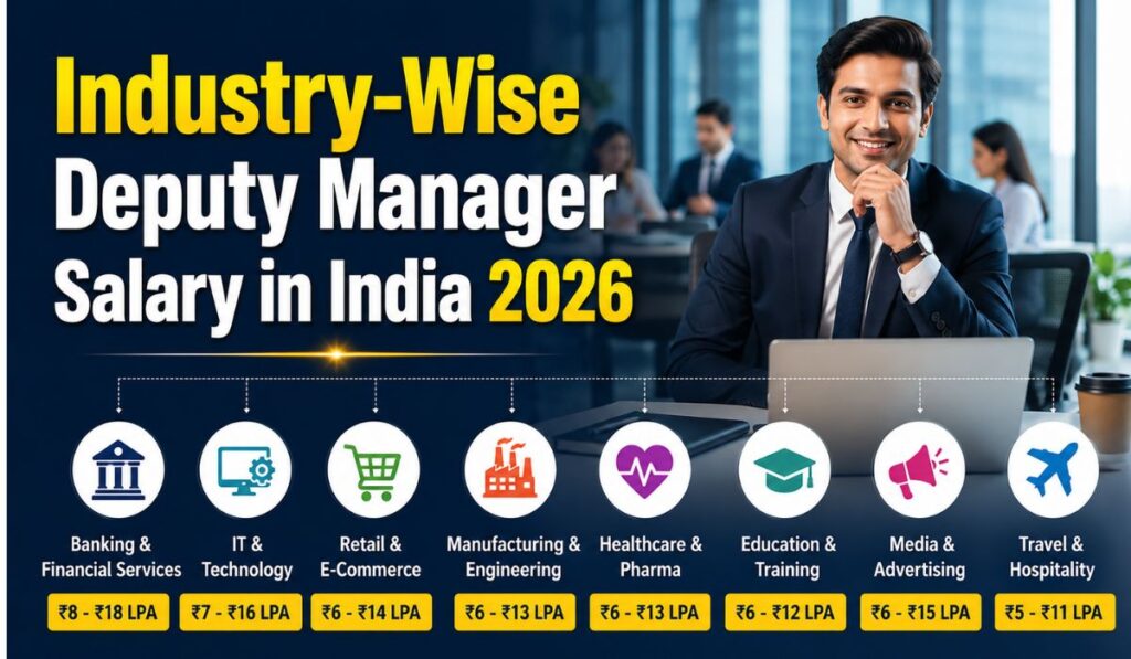 Industry-Wise Deputy Manager Salary in India 2026