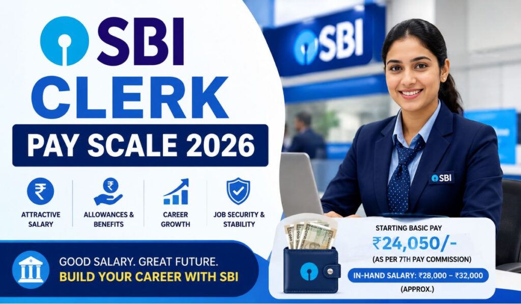 SBI Clerk Pay Scale 2026