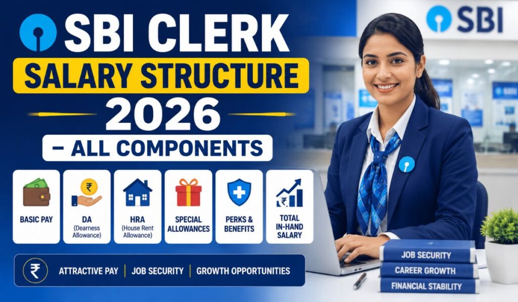 SBI Clerk Salary Structure 2026 – All Components