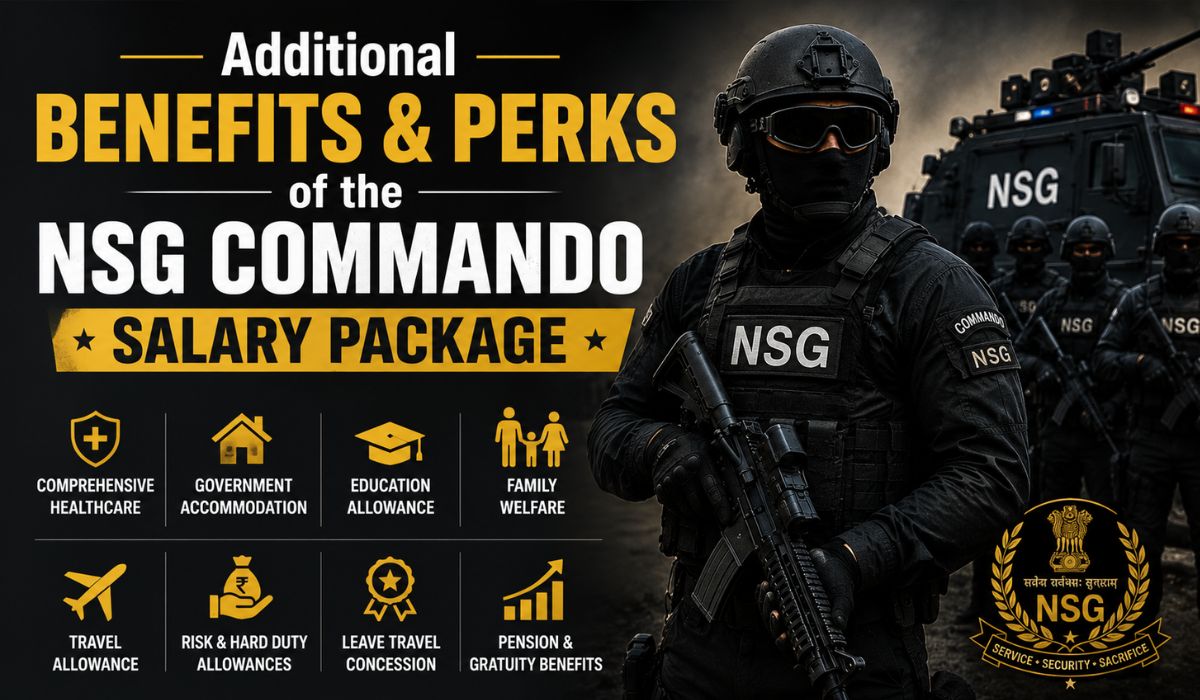Additional Benefits & Perks of the NSG Commando Salary Package