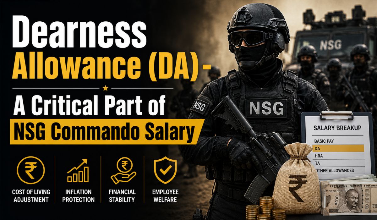 Dearness Allowance A Critical Part of NSG Commando Salary