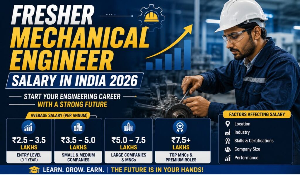 Mechanical Engineer Salary in India 2026: Complete Guide with Tables and FAQs
