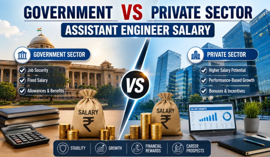 Government vs Private Sector Assistant Engineer Salary