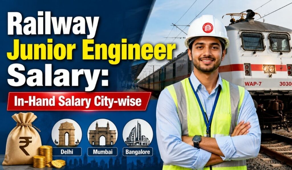 Railway Junior Engineer Salary In-Hand Salary City-wise