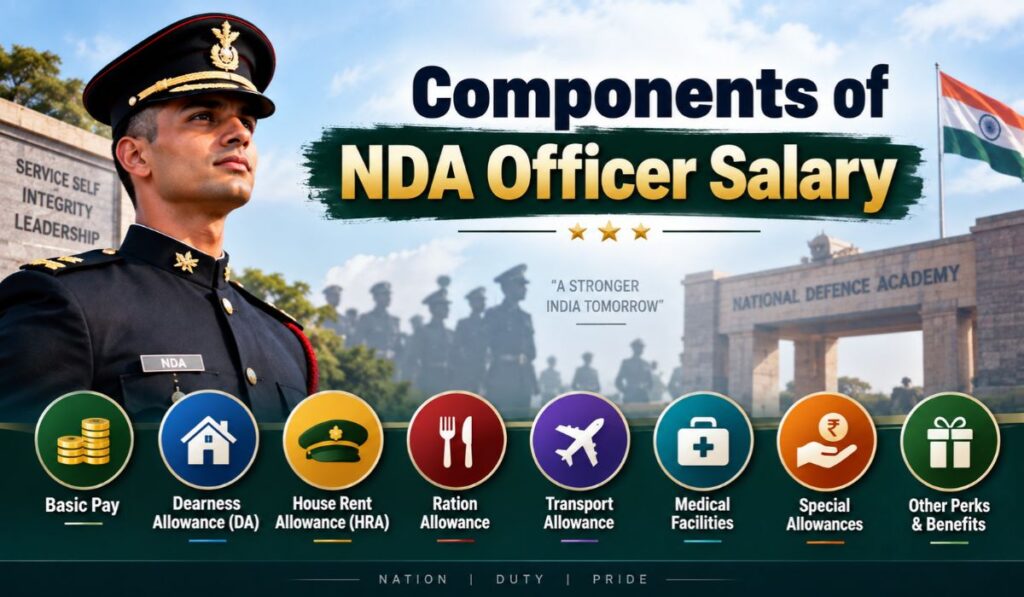 Components of NDA Officer Salary