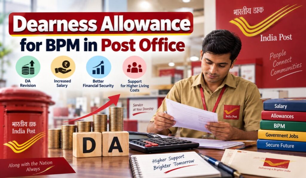 Dearness Allowance for BPM in Post Office