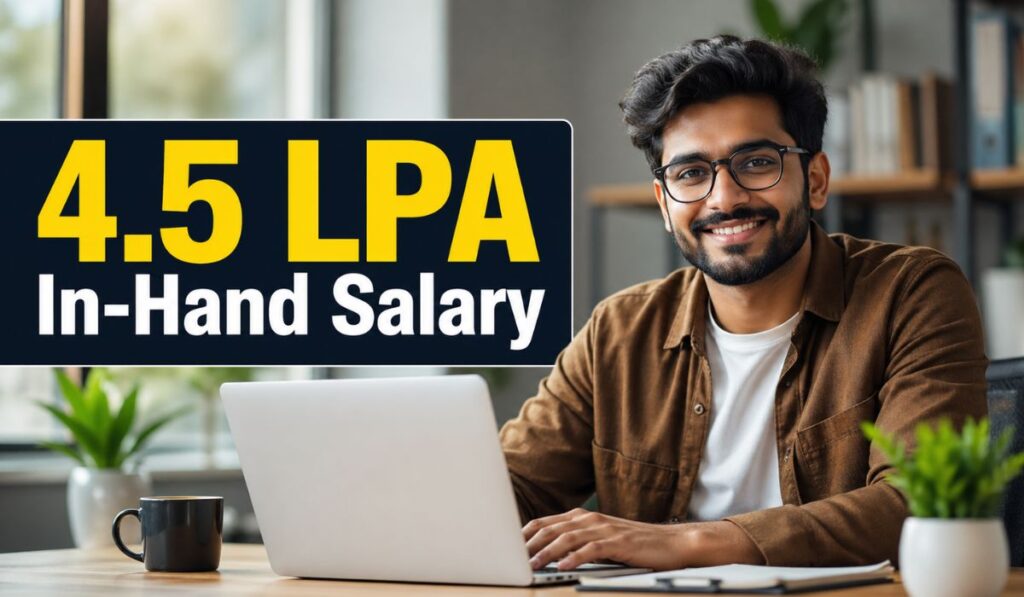 4.5 LPA In Hand Salary