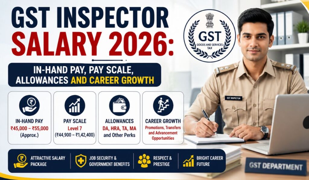 GST Inspector Salary 2026