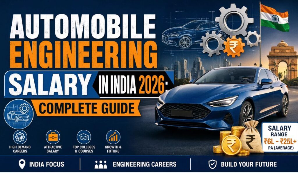 Automobile Engineering Salary in India 2026