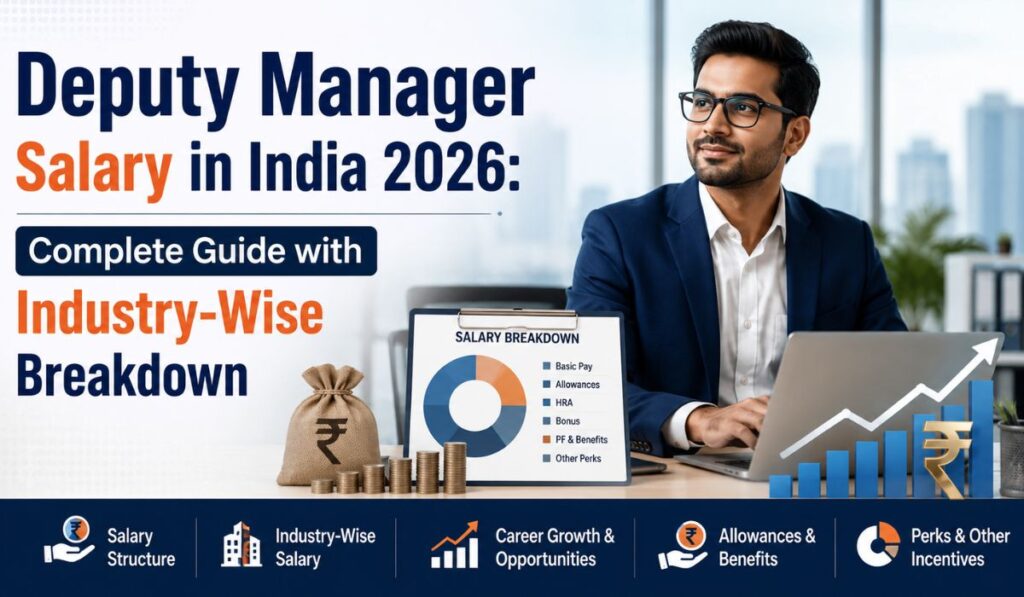 Deputy Manager Salary in India 2026 Complete Guide with Industry-Wise Breakdown