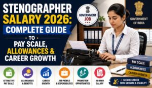 Stenographer Salary 2026 Complete Guide to Pay Scale, Allowances & Career Growth