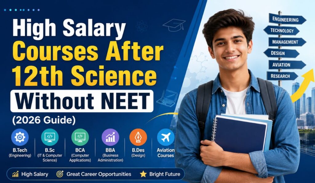 High Salary Courses After 12th Science Without NEET (2026 Guide)