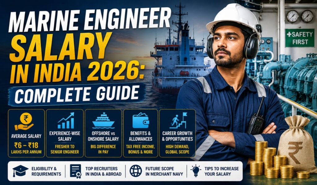 Marine Engineer Salary in India 2026 Complete Guide