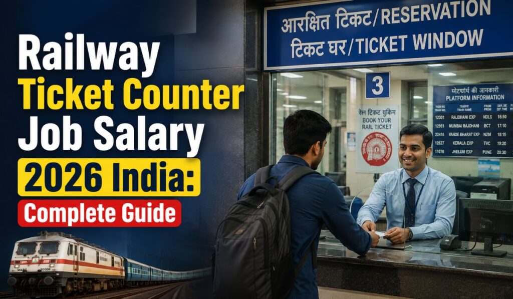 Railway Ticket Counter Job Salary