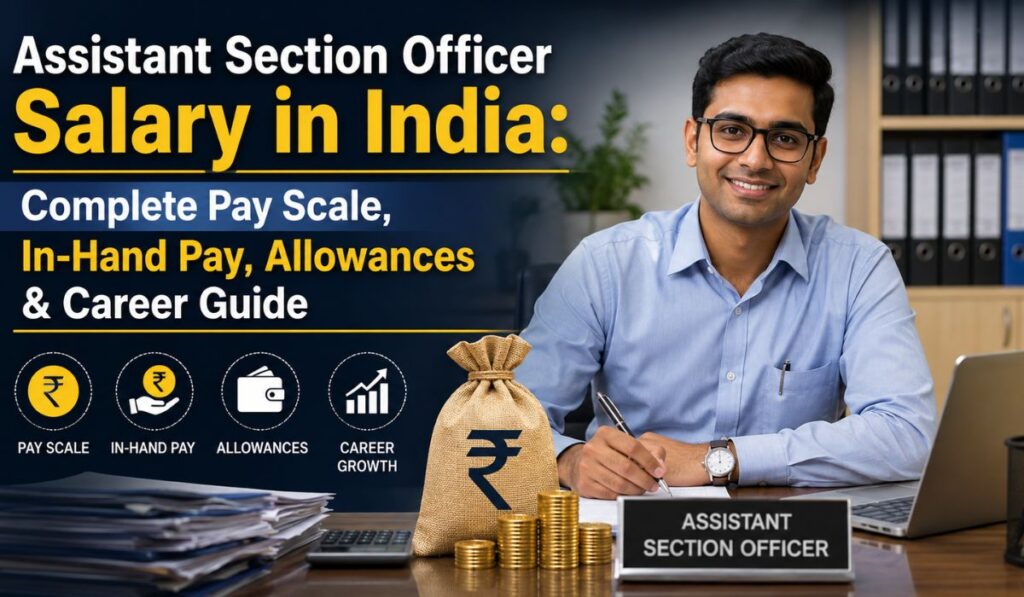 Assistant Section Officer Salary in India