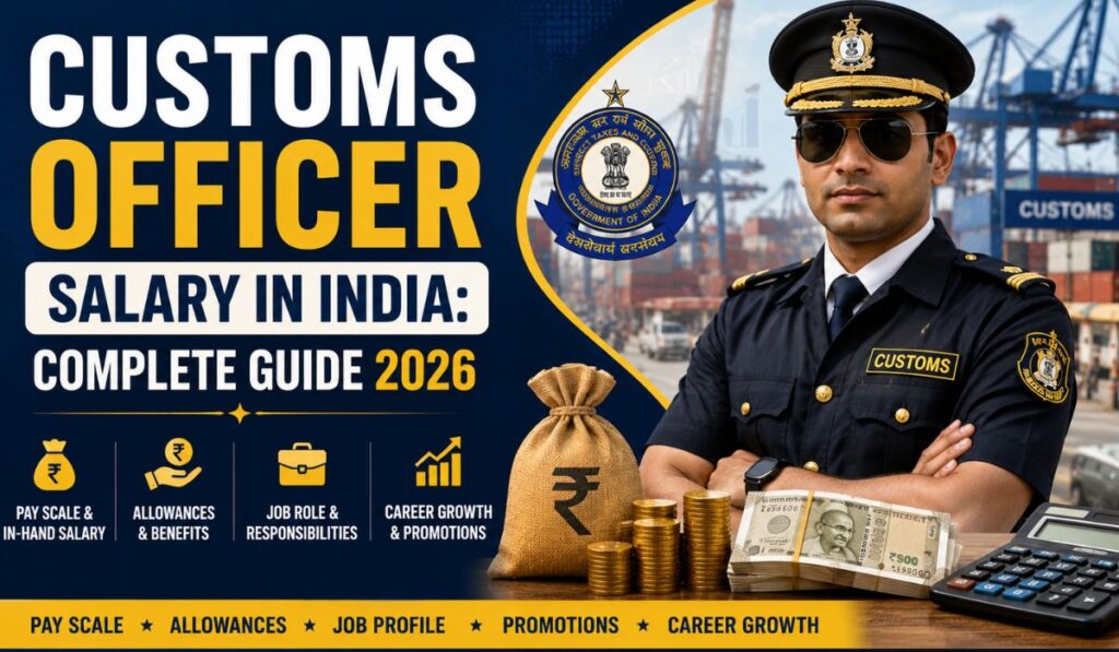 Customs Officer Salary in India Complete Guide 2026