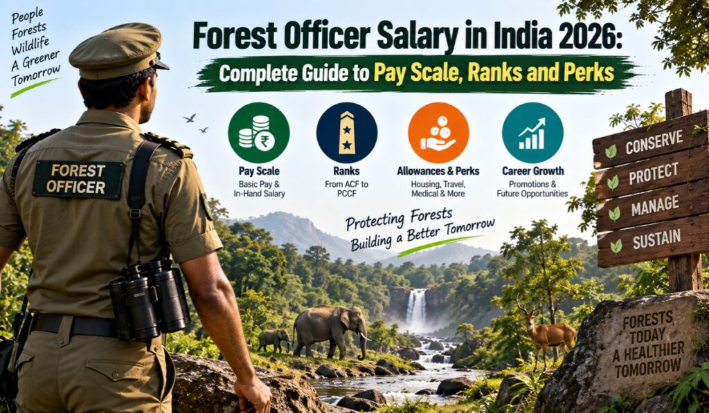Forest Officer Salary in India 2026_ Complete Guide to Pay Scale, Ranks and Perks