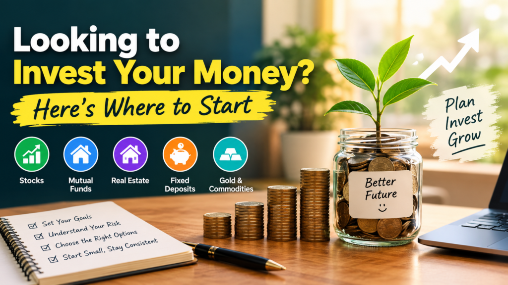 Looking to Invest Your Money? Here's Where to Start